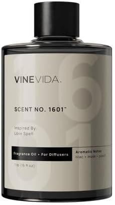 VINEVIDA [16 Fl Oz] Scent NO. 1601 Fragrance Oil for Cold Air Diffusers, Aromatic Notes of Lilac Musk Peach, Essential Oils for Diffuser Oil Refill & Air Freshener Room Spray