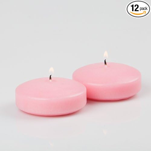 Richland Floating Candles 3" Pink Set of 12