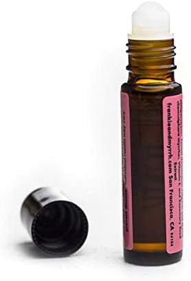 Frankie & Myrrh Hippie Go Lucky | Patchouli Grapefruit Essential Oil Roll-On Natural Cologne/Perfume | Aromatherapy Roller for Energy and Relaxation
