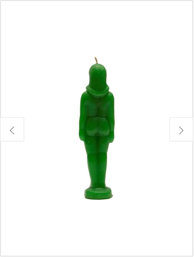 Green Female Body Candle – Abundance, Prosperity & Growth Candle for Manifestation, Success & Balance – Goddess Figure Spiritual Decor Gift