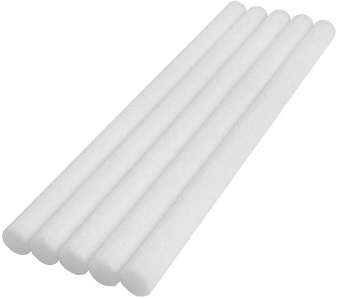 24PCS Humidifier Filters Sticks 4.64'' Replacements Cotton Stick Small Humidifier Filter Stick for INVODA Mini Cool Mist Humidifiers (24 PCS+Transparent box)