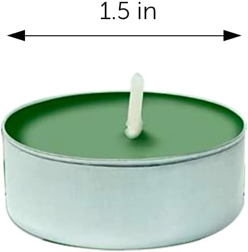 DecorRack 30 Tealight Candles, Honeydew Scented, Pleasant Fragrance Candle, Aromatherapy, Scented Home Decor, Votive Long Lasting Candles (Pack of 30)