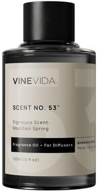 VINEVIDA [4 Fl Oz] Mountain Spring Fragrance Oil for Cold Air Diffusers, Essential Oils for Diffuser Oil Refill & Air Freshener Room Spray