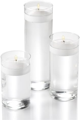 Richland® 3" Floating Candles White Unscented Set of 48