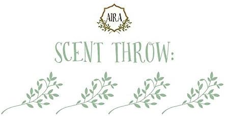 Aira Soy Candles - Organic, Kosher, Vegan, in Mason Jar w/Essential Oils - Hand-Poured 100% Soy Candle Wax - Paraffin Free, 110+ Hours - Pine Scent Holiday Candle - Christmas Tree Scent - 16 Ounces