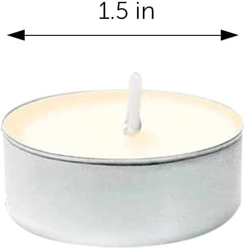 DecorRack 30 Tealight Candles, Gardenia Scented, Pleasant Fragrance Candle, Aromatherapy, Scented Home Decor, Votive Long Lasting Candles (Pack of 30)