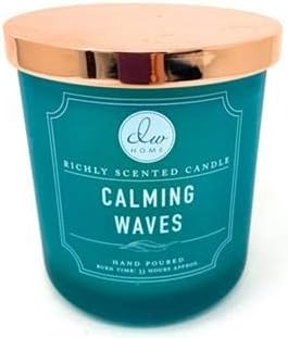 DW Home RICHLY Scented Candle Calming Waves Medium with Copper Lid