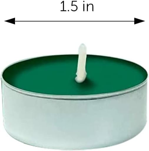 DecorRack 30 Tealight Candles, Pine Scented, Pleasant Fragrance Candle, Aromatherapy, Scented Home Decor, Votive Long Lasting Candles (Pack of 30)