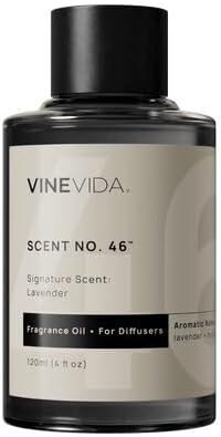 VINEVIDA [4 Fl Oz] Lavender Fragrance Oil for Cold Air Diffusers, Essential Oils for Diffuser Oil Refill & Air Freshener Room Spray