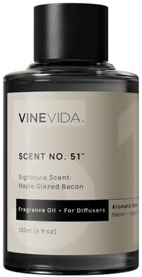 VINEVIDA [4 Fl Oz] Maple Glazed Bacon Fragrance Oil for Cold Air Diffusers, Essential Oils for Diffuser Oil Refill & Air Freshener Room Spray