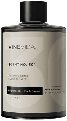 VINEVIDA [16 Fl Oz] Cucumber Mint Fragrance Oil for Cold Air Diffusers, Essential Oils for Diffuser Oil Refill & Air Freshener Room Spray