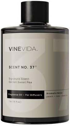 VINEVIDA [16 Fl Oz] Garden Sweet Pea Fragrance Oil for Cold Air Diffusers, Essential Oils for Diffuser Oil Refill & Air Freshener Room Spray