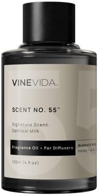 VINEVIDA [4 Fl Oz] Oatmeal Milk Fragrance Oil for Cold Air Diffusers, Essential Oils for Diffuser Oil Refill & Air Freshener Room Spray