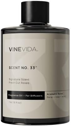 VINEVIDA [16 Fl Oz] Fresh Cut Roses Fragrance Oil for Cold Air Diffusers, Essential Oils for Diffuser Oil Refill & Air Freshener Room Spray