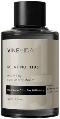 VINEVIDA [4 Fl Oz] Scent NO. 1103 Fragrance Oil for Cold Air Diffusers, Aromatic Notes of Cherry Raspberry Vanila, Essential Oils for Diffuser Oil Refill & Air Freshener Room Spray