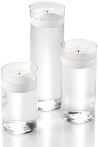 Richland® 3" Floating Candles White Unscented Set of 96