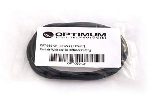 Optimum Pool Technologies® (5PK) Compatible Replacement for WhisperFlo® & IntelliFlo Diffuser O-Ring (Pack of 5) - Compatible Replacement for Pentair® 355227 (O-359)