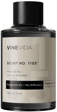 VINEVIDA [4 Fl Oz] Scent NO. 1105 Fragrance Oil for Cold Air Diffusers, Aromatic Notes of Citrus Coconut Woody, Essential Oils for Diffuser Oil Refill & Air Freshener Room Spray