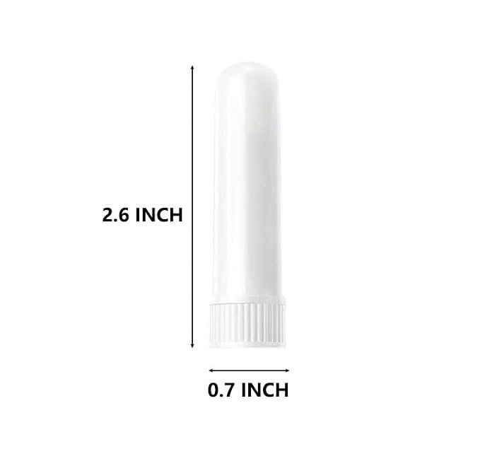 24 PCS Essential Oil Aromatherapy Blank plastic tubes (Includes 24 Blank plastic tubes+36 unscented wicks+2 Plastic Droppers+1 Plastic Tweezers)