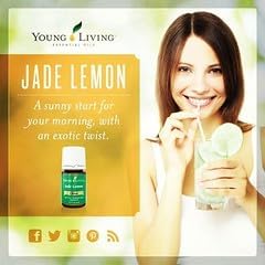 Young Living Jade Lemon Premium Essential Oil - 5ml - Citrus Flavor - Fresh, Uplifting, Purifying - Lime Aroma