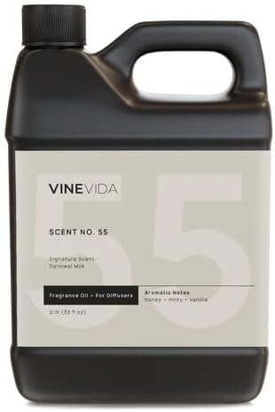 VINEVIDA [32 Fl Oz] Oatmeal Milk Fragrance Oil for Cold Air Diffusers, Essential Oils for Diffuser Oil Refill & Air Freshener Room Spray