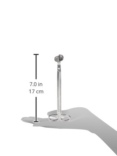 Antica Farmacista Wick Trimmer - Luxury Wick Cutter - Perfect Candle Accessory Gift - Ideal for Candle Care - Brushed Silver Finish