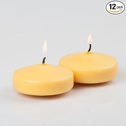 Richland Floating Candles 3" Yellow Set of 12