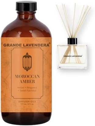 Grande Lavendera® Moroccan Amber Aromatherapy Diffuser Oil, 6 fl oz