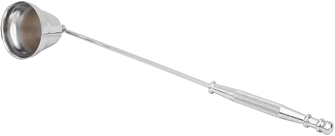 Rose Gold/Gold/Silver Stainless Steel Candle Cover Durable Reusable Exquisite Candle Snuffer Portable Wick Protector(Silver)