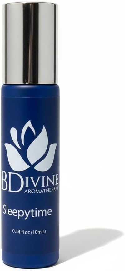 Essential Oil Roll-On – Natural Aromatherapy Blend in a Convenient Roller for Everyday Wellbeing (Sleepytime)