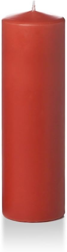 yummi 3" x 10" Brick Round Pillar Candles - 3 per Pack