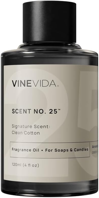 VINEVIDA [4oz] Scent No.25 Fragrance Oil for Candle & Soap Making - Natural Candle Scents Made in USA