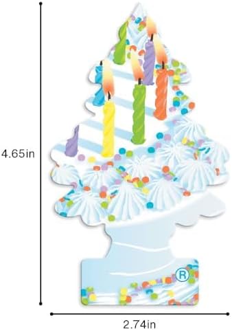 LITTLE TREES Air Fresheners Car Air Freshener. Hanging Tree Provides Long Lasting Scent for Auto or Home. Celebrate!, 24 Air Fresheners