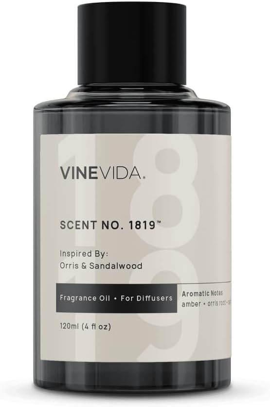 VINEVIDA [4 Oz] Inspired by: Orris & Sandalwood; Diffuser Oil Refill | Premium Scent Diffuser Oil for Home | Non-Toxic Fragrance