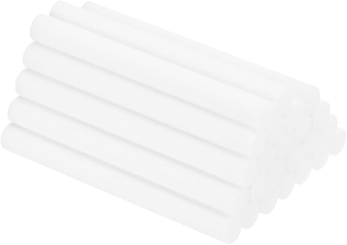 uxcell 24pcs Humidifier Cotton Stick, 8 x 80mm Refill Sticks Filter Replacement Wicks, Humidifier Filter Cotton Refill Travel Mini Humidifier Filters Sticks
