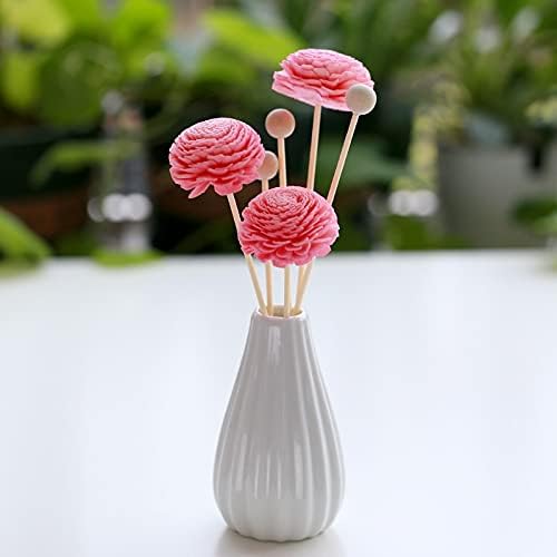 120PCS White Fiber Reed Diffuser Sticks 7.5in/19CM Replacements Sticks for Home,SPA