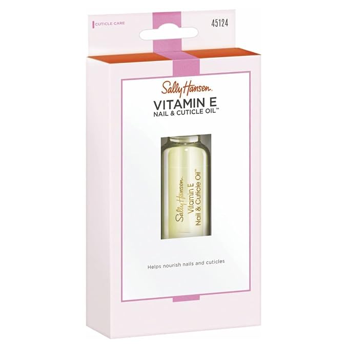 Sally Hansen Vitamin E Nail and Cuticle Oil | 0.45 Fl Oz | Pack of 2