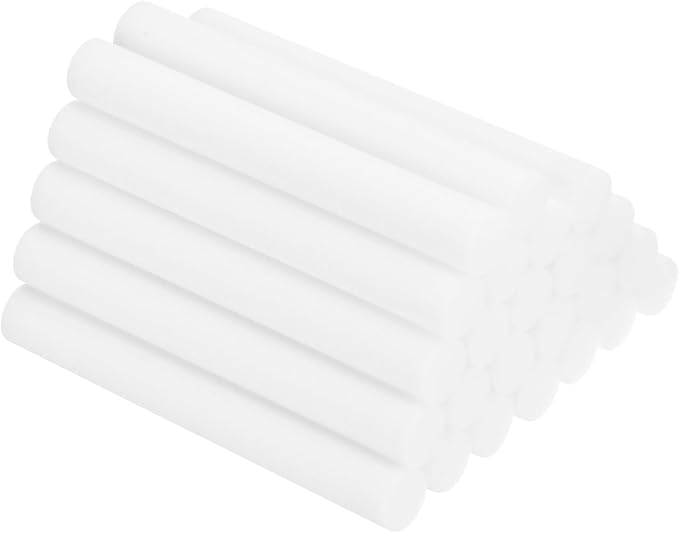 uxcell 24pcs Humidifier Cotton Stick, 10 x 80mm Refill Sticks Filter Replacement Wicks, Humidifier Filter Cotton Refill Travel Mini Humidifier Filters Sticks