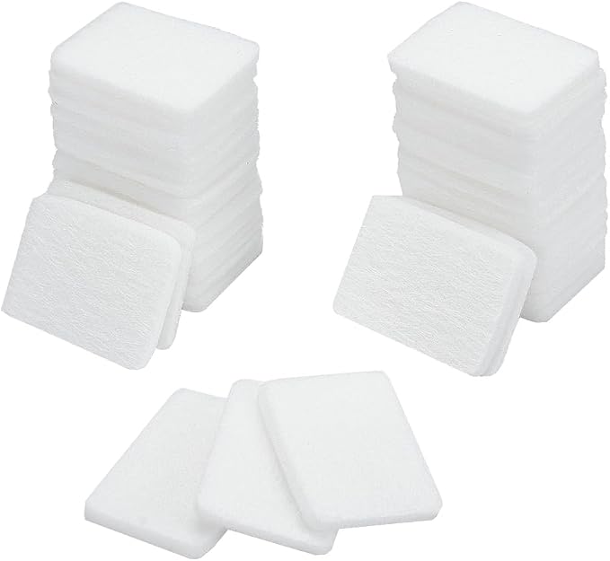 PH PandaHall 150 Pack Aroma Pads 1.1x0.8 Refill Essential Oil Pads, Unscented Oil Diffuser Pads Microfibre Perfume Pads for Humidifier Home Electronic Equipment Locket Scent Ball