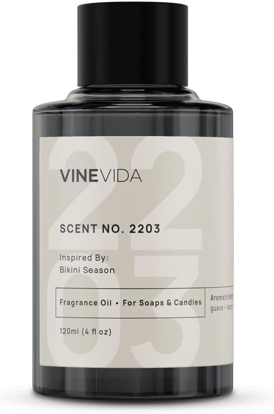 VINEVIDA [4oz] Scent No.2203 Fragrance Oil for Candle Making and Soap Making - Premium Candle Scents for Soy Candles