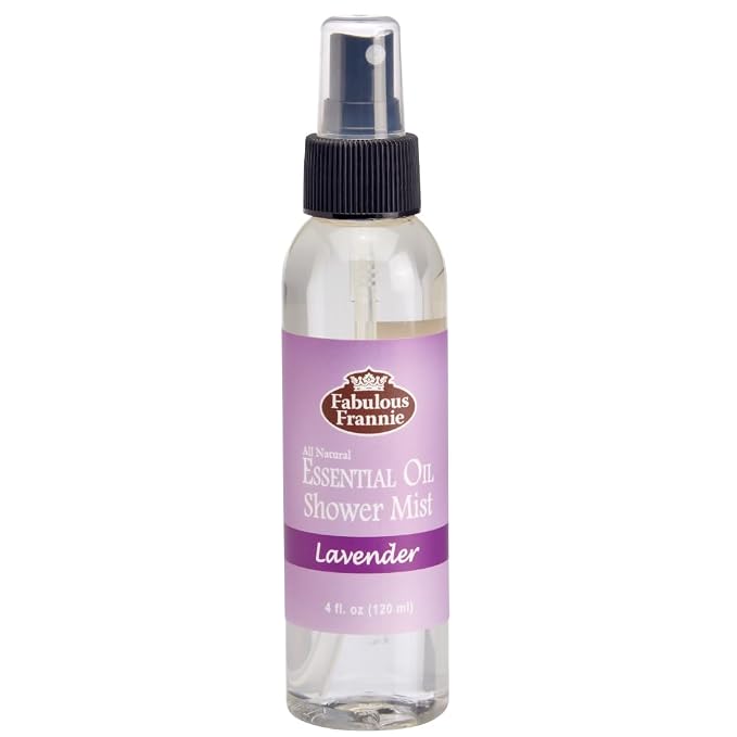 Fabulous Frannie Essential Oil Shower Mist - Lavender All Natural Made with Pure Essential Oils 4oz