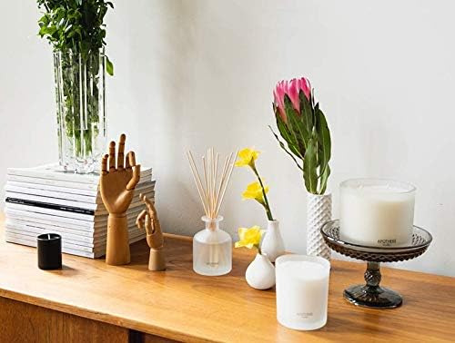 Apotheke Signature Scented Candles for Home, White Vetiver - 10.5 oz - Soy Wax, Non Toxic, Large Jar White - Luxury Candle Gifts for Women & Men - Sandalwood, Eucalyptus, and Vetiver