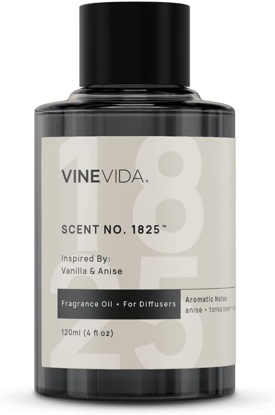 VINEVIDA [4 Oz] Inspired by: Vanilla & Anise; Diffuser Oil Refill | Premium Scent Diffuser Oil for Home | Non-Toxic Fragrance