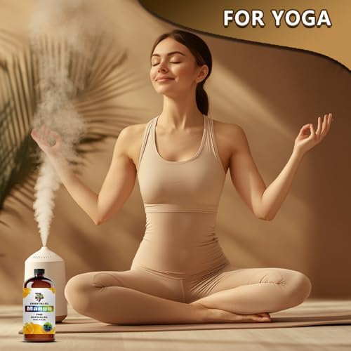 Mango Essential Oil, Mango Oils, for Diffuser, Humidifier, DIY Candles, Soap, Bath, Home, Office, Gift, Essential Oil, GV77ZF Mango Fragrance Oil - 16 fl oz (480 ml)