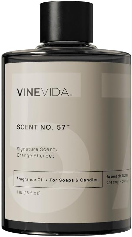 VINEVIDA [16oz] Orange Sherbet Fragrance Oil for Candle & Soap Making - Made in USA - Natural Candle Scents