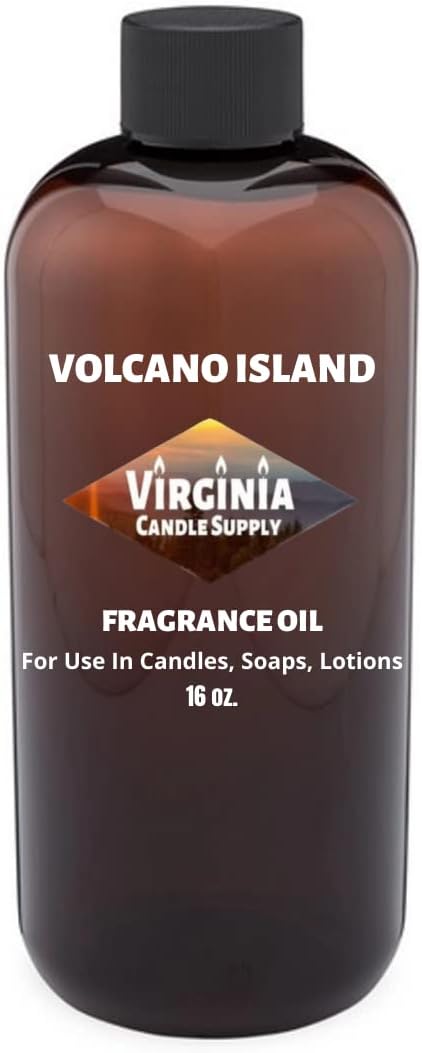 Volcano Island Fragrance Oil (Our Version of The Brand Name) (16 oz Bottle) for Candle Making, Soap Making, Tart Making, Room Sprays, Lotions, Car Fresheners, Slime, Bath Bombs, Warmers……