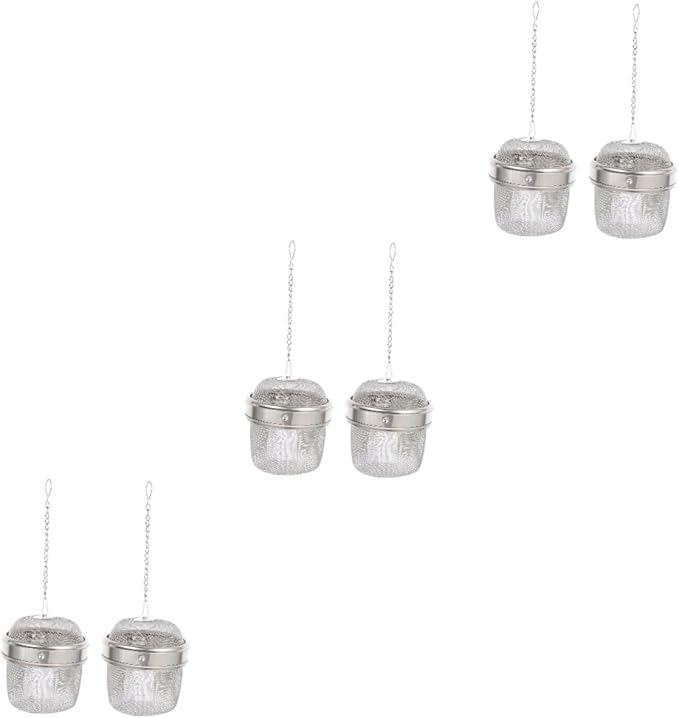 PRETYZOOM 6pcs Watch Cleaning Kit Tea Infuser Balls Jewelry Washing Basket for Basket Cleaning