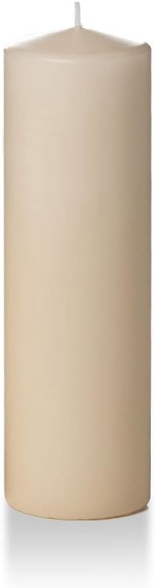 yummi 3" x 10" Sandstone Round Pillar Candles - 3 per Pack