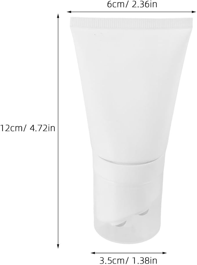 Healeved Empty Roller Ball Bottles with Refillable Caps for Slimming and Facial Massage Compact Travel Skincare Tubes for Aromatherapy