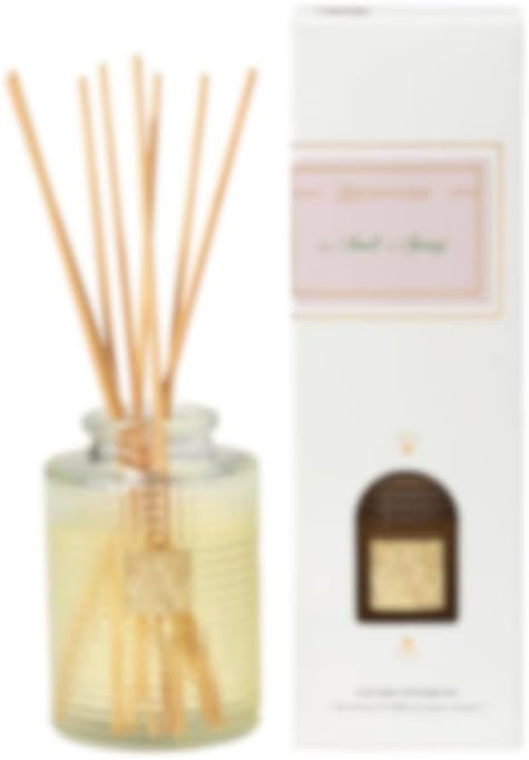 Aromatique The Smell of Spring Reed Diffuser | Home Fragrance Long Lasting Living Room Air Freshener Aromatherapy Deodorizer Oil Nonstop Freshness Notes of Hyacinth, Jasmine, Rose, Vanilla 5oz